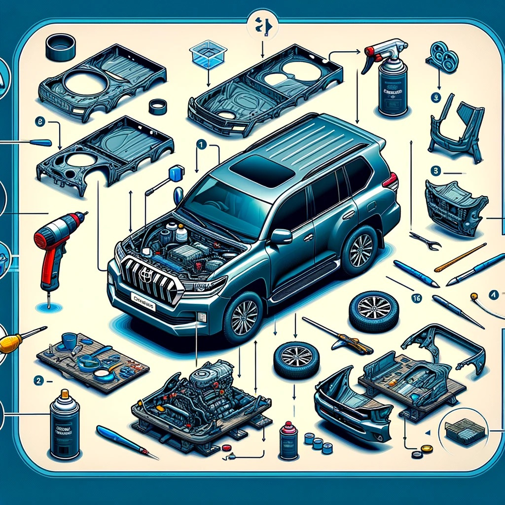 Упрощение процесса установки обвеса на Toyota Land Cruiser 200