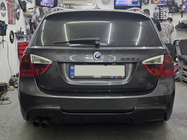 BMW 3 серия E90/E91 2005-2011 гг. Юбилейная эмблема 74мм (задняя) фото 3