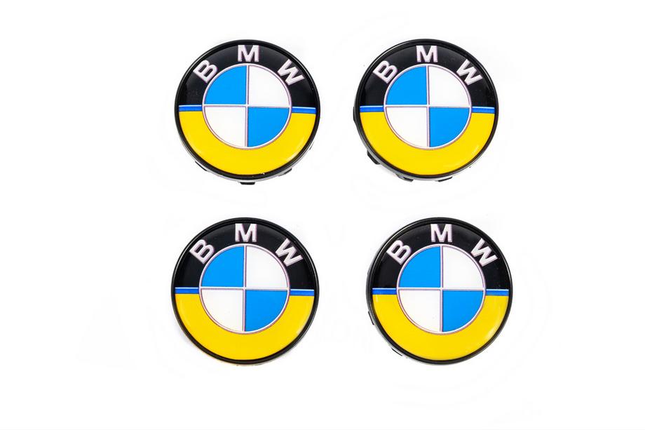 BMW Колпачки на диски 55/53мм UA-Style (4 шт) Фото 2
