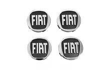 Fiat Колпачки на диски 59/55 мм черные (4 шт) фото 2