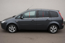 Ford C-Max 2004-2010 гг. Молдинги стекол нержавейка (4 шт.) фото 1