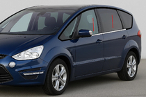 Ford S-Max 2007-2014 гг. Молдинги стекол нержавейка (4 шт.) фото 1