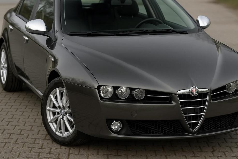 Alfa Romeo 159 2005–2011 гг. Накладки на Зеркала (2 шт, Нержавейка) Carmos Фото 1