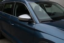 Skoda Kodiaq 2016-2023 гг. Накладки на Зеркала (2 шт, Нержавейка) Carmos фото 1