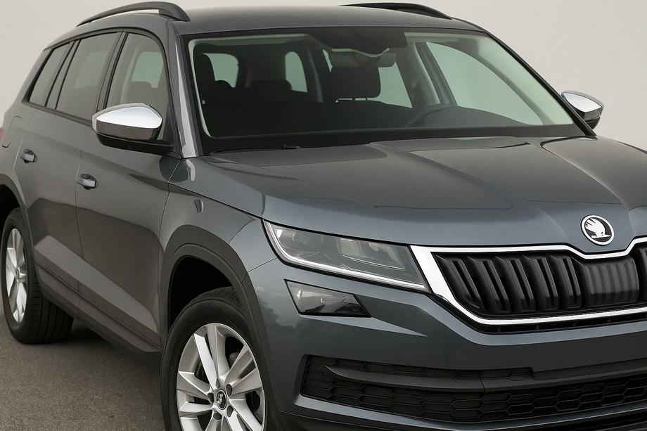 Skoda Kodiaq 2016-2023 гг. Накладки на Зеркала (2 шт, Нержавейка) Carmos Фото 3