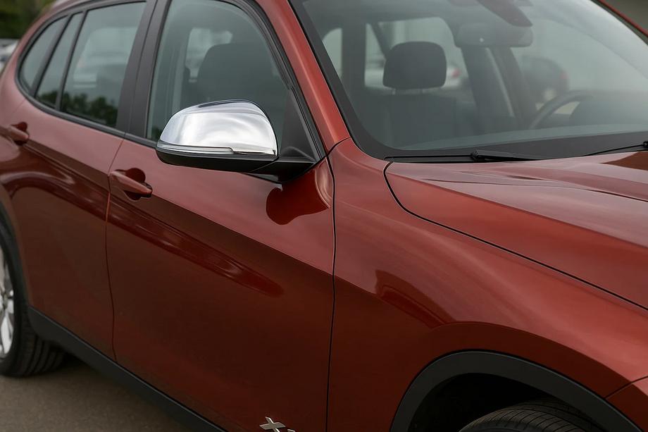 BMW X1 E84 2009-2015 гг. Накладки на Зеркала (2 шт, Нержавейка) Carmos Фото 1