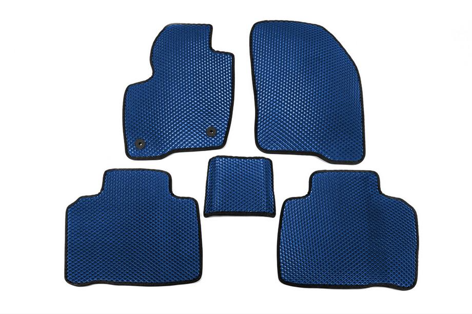 Ford Edge 2014-2024 гг. Коврики EVA (Синие) Image