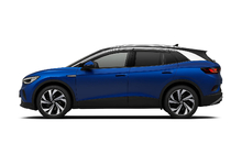 Volkswagen ID.4 2020- гг. Ветровики с хромированным молдингом Niken Luxury (4 шт) фото 1