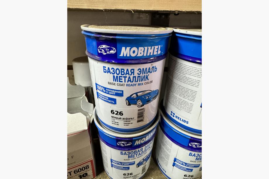 Краска 626 Мокрый Асфальт 1л (Mobihel) Image