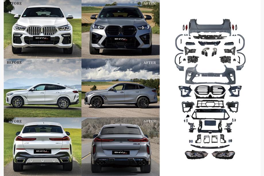 BMW X6 G06 2019–2027 гг. Комплект рестайлинга в X6M F96 2024 Фото 1
