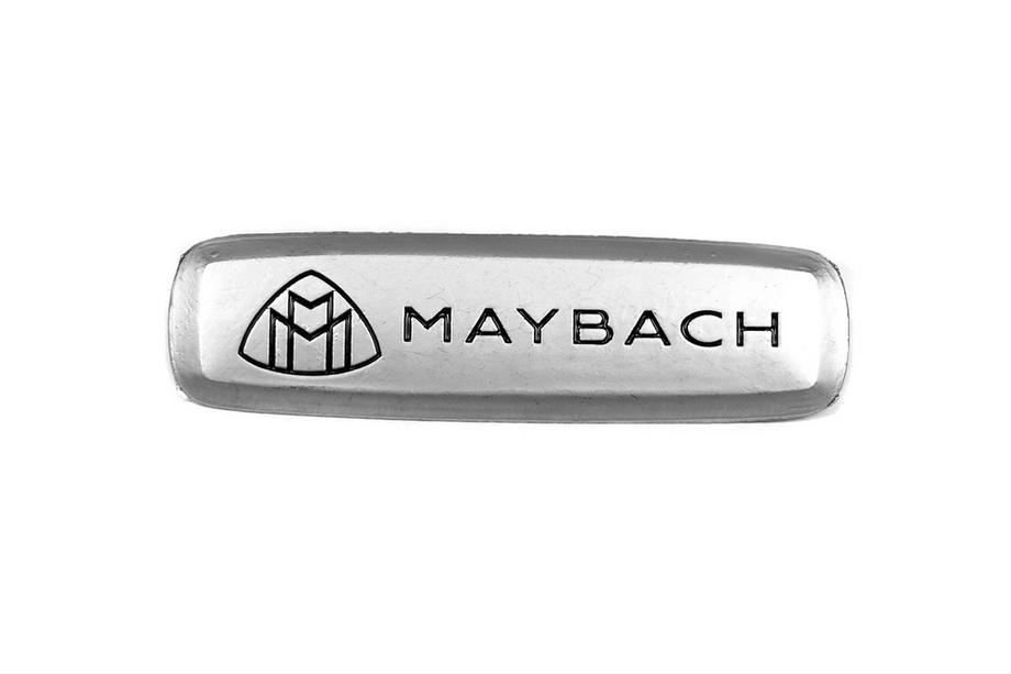 Mercedes-Benz Maybach Алюминиевый шильдик для ковриков (1шт) Фото 1