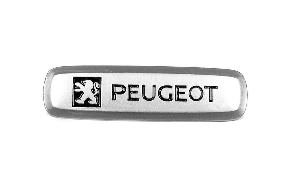 Peugeot Алюминиевый шильдик для ковриков (1 шт) Image