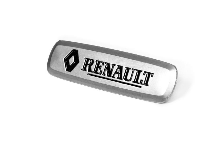 Renault Алюминиевый шильдик для ковриков (1 шт) Фото 3