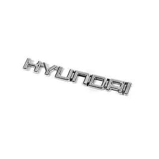 Надпись Hyundai (16,5 см x 1,9 см) фото 2