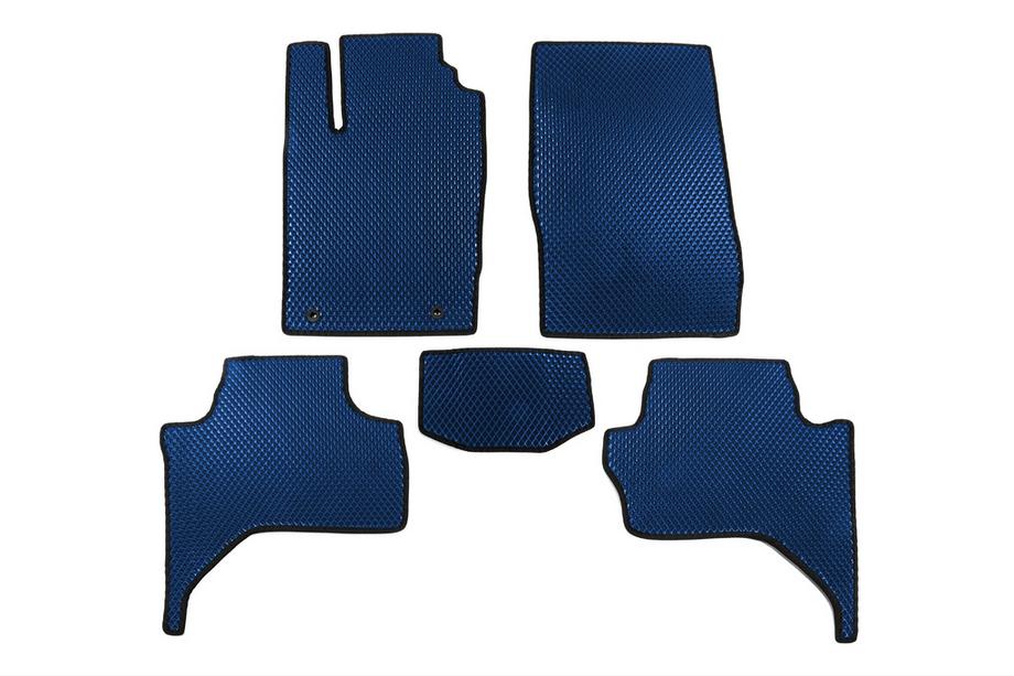 Mitsubishi L200 2015-2024 гг. Коврики EVA (Long base, Синий) Image