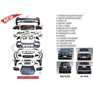 Комплект рестайлинга с X166 на GLS X167 Maybach (Type-A) фото 1