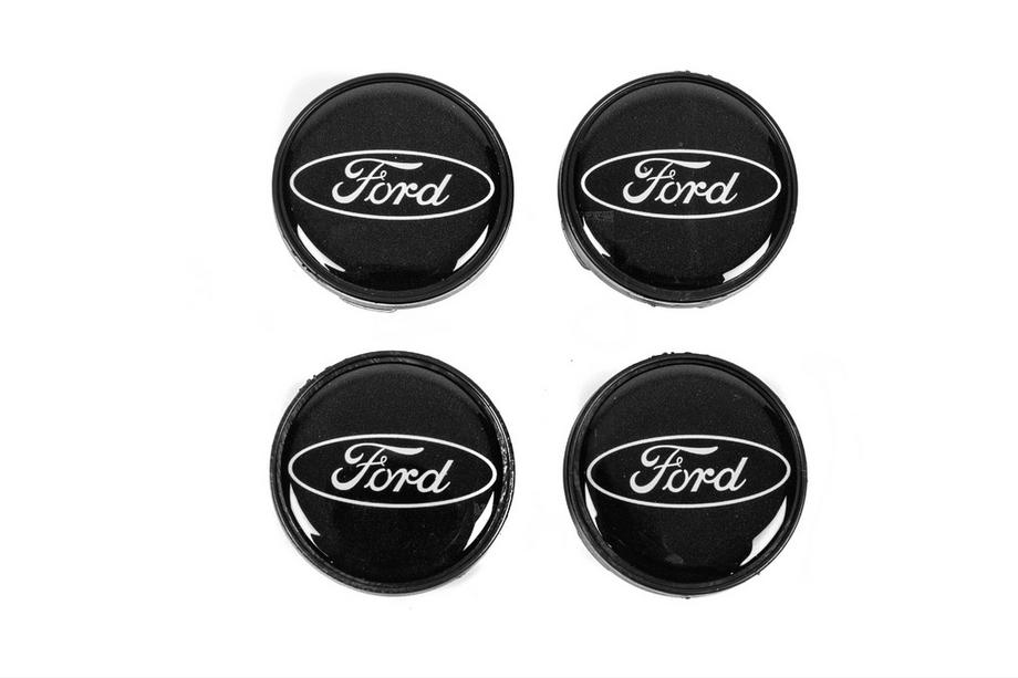 Ford Колпачки на диски 53/51мм Черные frd5351b (4 шт) Фото 1