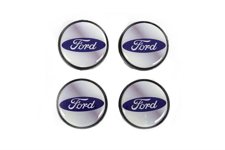 Ford Колпачки на диски 53/51мм серые frd5351g (4 шт) Фото 1