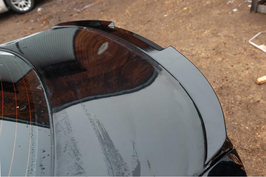 BMW 3 серия E90/E91 2005-2011 гг. Спойлер M4-Style (для E90, грунтованный под покраску) Фото 3