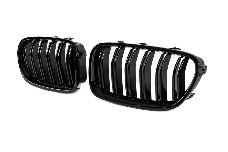 BMW 5 серия F10/F11 2010–2016 гг. Ноздри M-Look (Черный Глянец) Фото 3