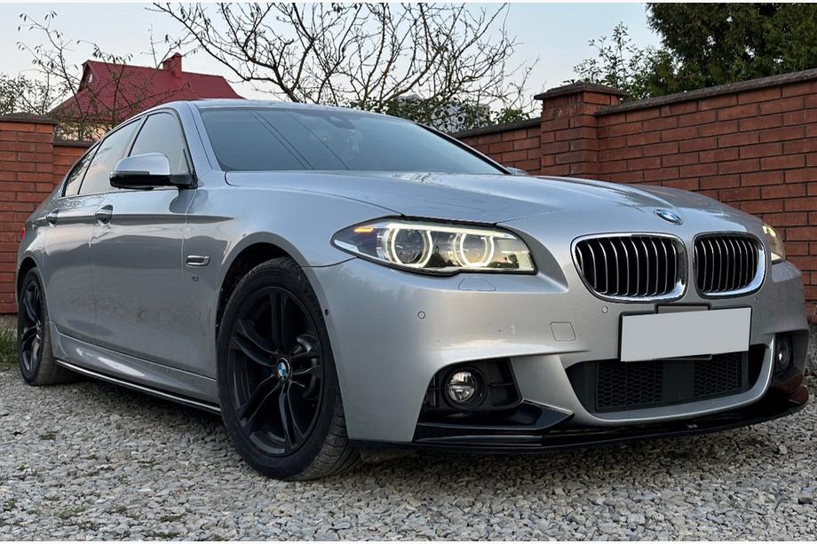 BMW 5 серия F10/F11 2010–2016 гг. Накладки на пороги DPT V-1 (для порогов M-Sport/M5, черный глянец) Фото 1