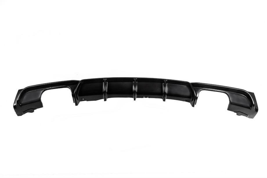 BMW 3 серия F30/F31 2012-2019 гг. Задний диффузор DPT V-2 (для M Performance, Черный Глянец) Фото 2