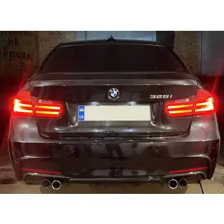 Задний диффузор DPT V-3 (для M Performance, Черный Глянец) фото 3