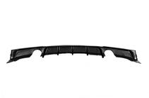 BMW 3 серия F30/F31 2012-2019 гг. Задний диффузор DPT V-4 (для M Performance, Черный Глянец) фото 6