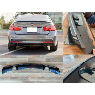 Задний диффузор DPT V-4 (для M Performance, Черный Глянец) фото 4