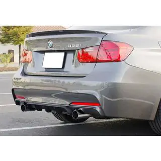 Задний диффузор DPT V-4 (для M Performance, Черный Глянец) фото 1