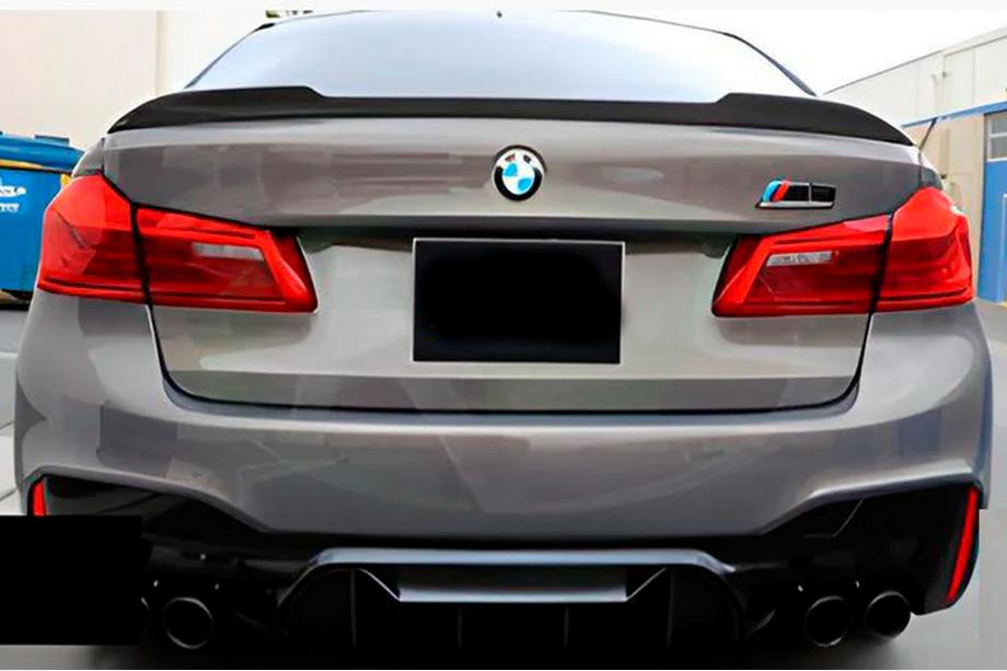 BMW 5 серия G30/G31 2017–2023 гг. Спойлер CS-Style (Черный Глянец) Image