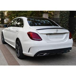 Спойлер DPT V-1 (Под покраску) Mercedes C-сlass W205 2014-2021 гг. фото 1