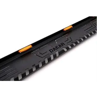Боковые Подножки Dakar V1 с LED (2019+, 2 шт, металл) Mitsubishi L200 2015-2024 гг. фото 2