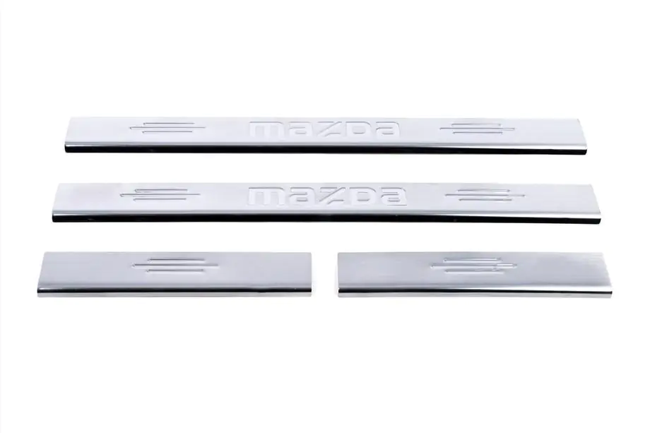 Mazda 3 2009-2013 гг. Накладка на Пороги Carmos (Нержавейка) V-1 Image