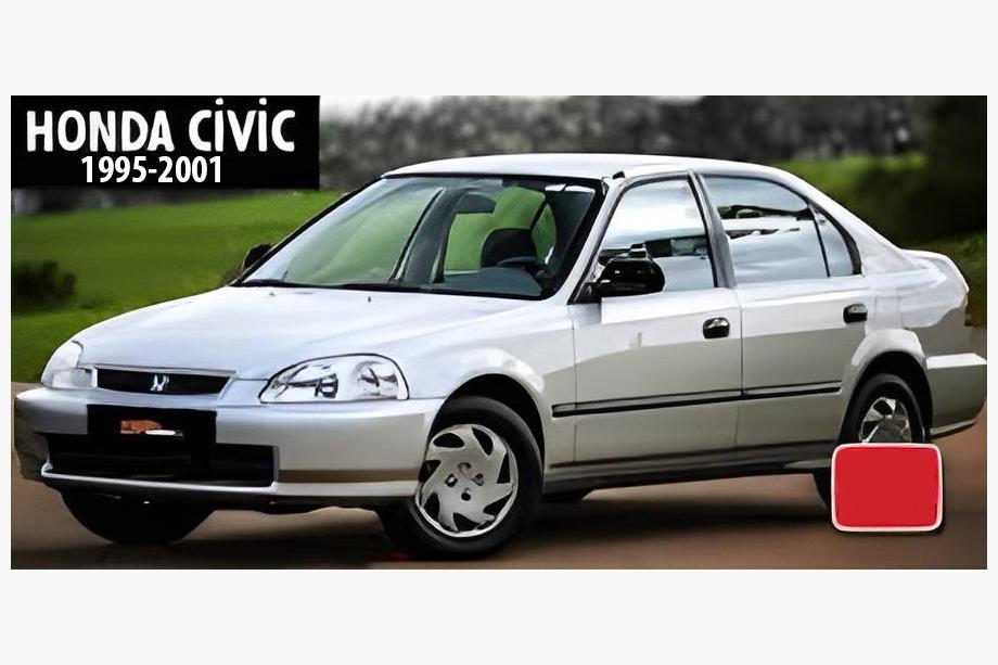 Honda Civic 1995-2001 гг. Накладки на Зеркала BMW-Style (2 шт) Фото 7