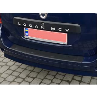 Dacia Logan MCV 2013-2020 гг. Накладка на задний бампер (ABS, Esa)
