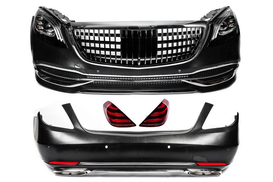 Mercedes S-class W222 2013-2022 гг. Комплект рестайлинга в Maybach (с оптикой) Фото 2
