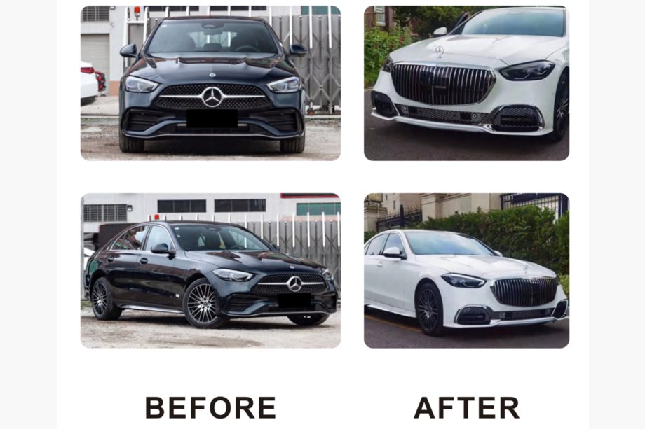 Mercedes C-class W206 2022- гг. Передний бампер в сборе (Maybach) Image