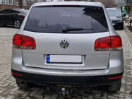 Volkswagen Touareg 2002–2010 гг. Накладка на задний бампер Carmos нержавейка фото 1