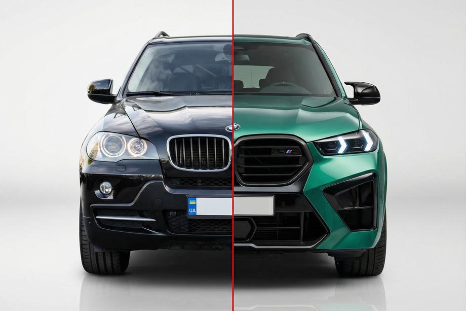 BMW X5 E70 2007-2013 гг. Комплект рестайлинга в X5M F95 2024 Image