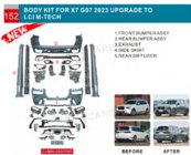 BMW X7 G07 2019- гг. Комплект обвеса M-Performance с решеткой (2023+) фото 2