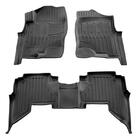 Nissan Pathfinder R51 2005-2014 гг. Резиновые коврики Stingray 3D (2005-2010, 3 шт) фото 1