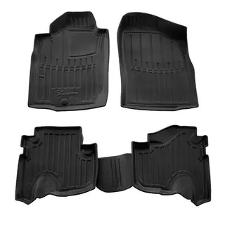 Резиновые коврики Stingray 3D (4 шт) Toyota Land Cruiser 90 Prado 1996-2002 гг.
