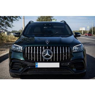 Передняя Решетка 2023+ (GT Panamericana) Mercedes GLS X167 2019- гг. фото 2