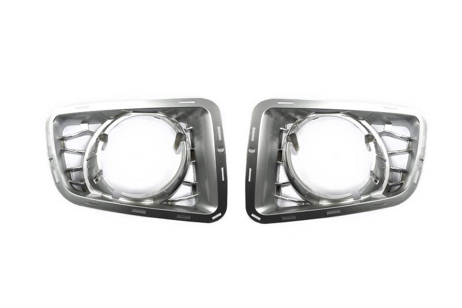 Range Rover III L322 2002-2012 гг. Решетки противотуманных фар Autobiography 2010-2013 (2 шт, серые) Image