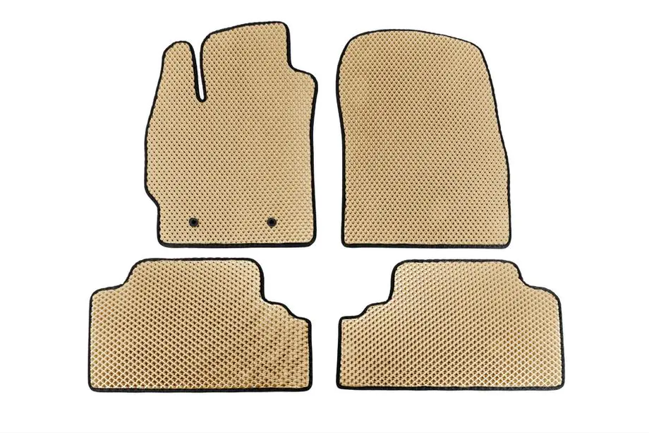 Toyota Auris 2007-2012 гг. Коврики EVA (Бежевые) Image