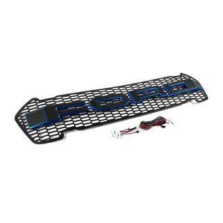 Передняя Решетка (2015-2018, Синий, LED) Ford Ranger 2011–2022 гг. фото 4