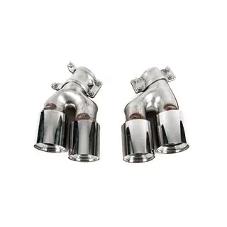 Насадки на глушитель M5 Silver (2 шт.) BMW 5 серия G30/G31 2017–2023 гг. фото 3