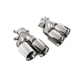 Насадки на глушитель M5 Silver (2 шт.) BMW 5 серия G30/G31 2017–2023 гг. фото 4