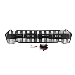 Передняя Решетка (2015-2018, Черный, LED) Ford Ranger 2011–2022 гг. фото 1